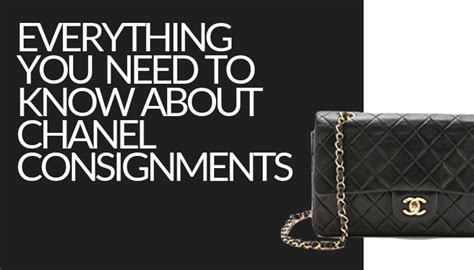 chanel consignment